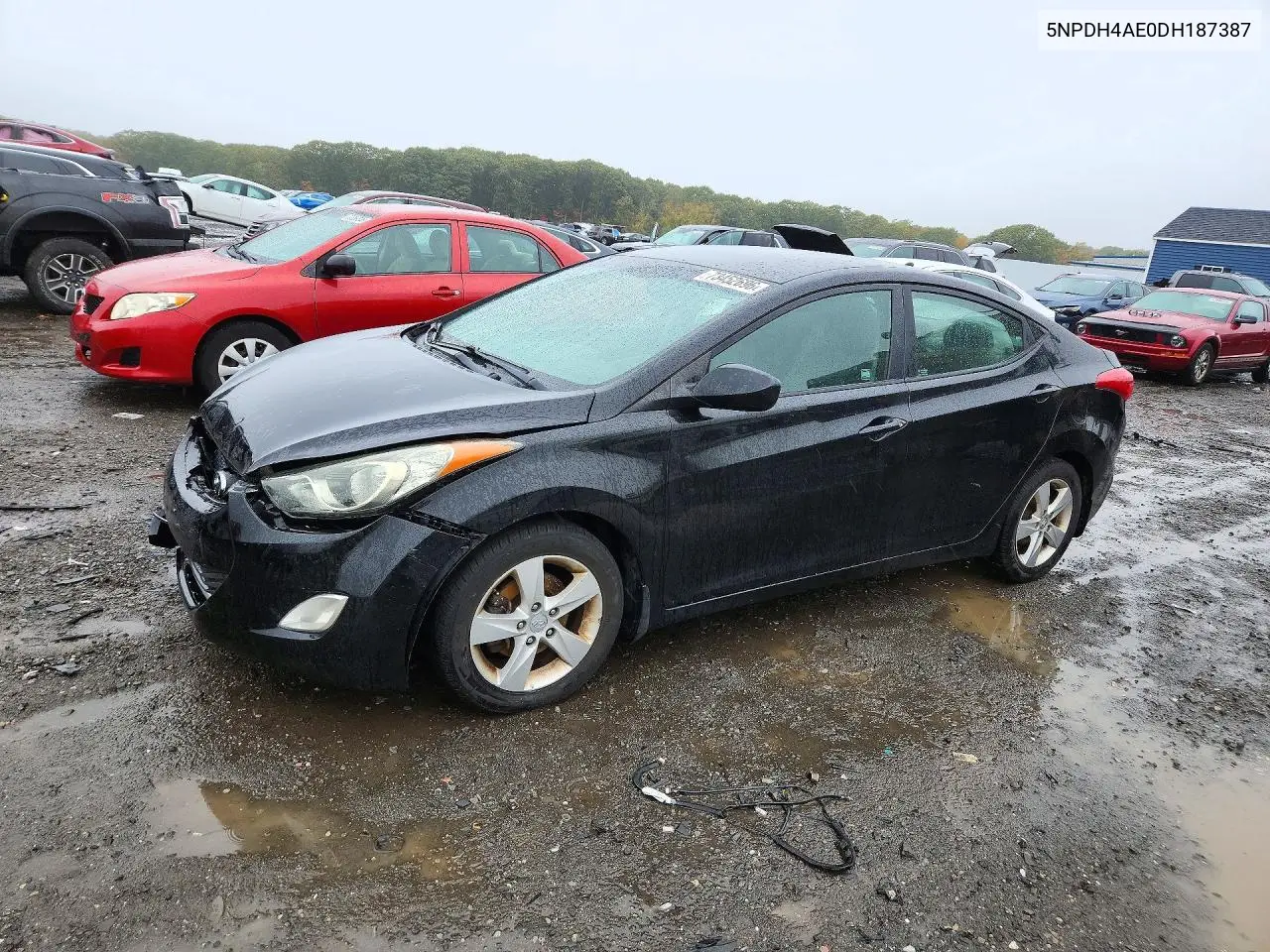 HYUNDAI ELANTRA 2013, VIN 5NPDH4AE0DH187387