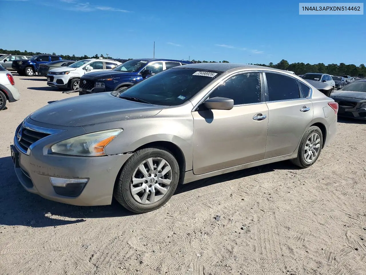 NISSAN ALTIMA 2013, VIN 1N4AL3APXDN514462