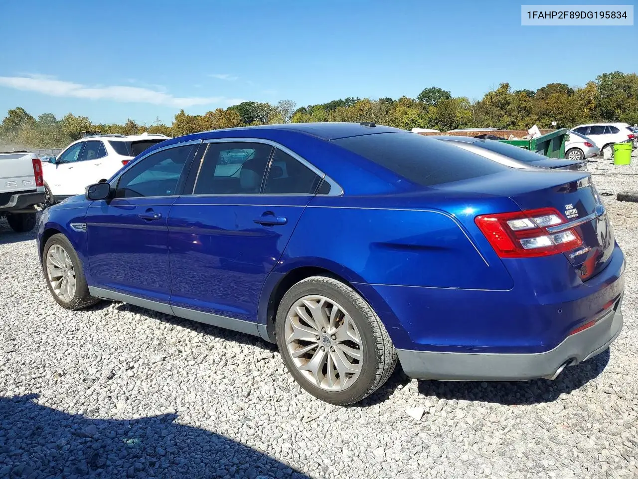 FORD TAURUS 2013, VIN 1FAHP2F89DG195834