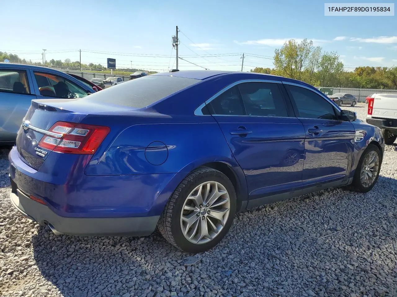 2013 FORD TAURUS VIN 1FAHP2F89DG195834 — фото 2