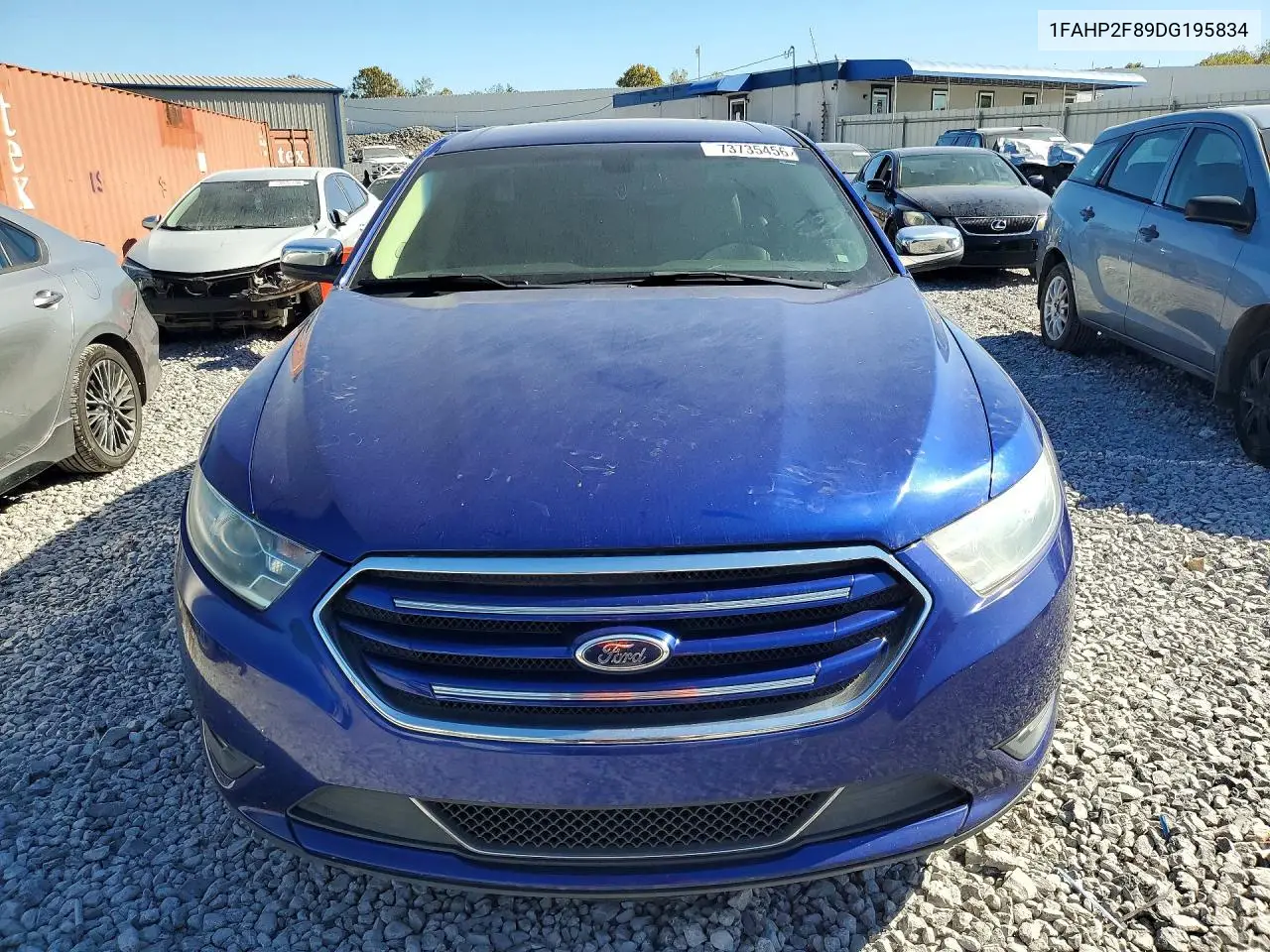 2013 FORD TAURUS VIN 1FAHP2F89DG195834 — фото 5