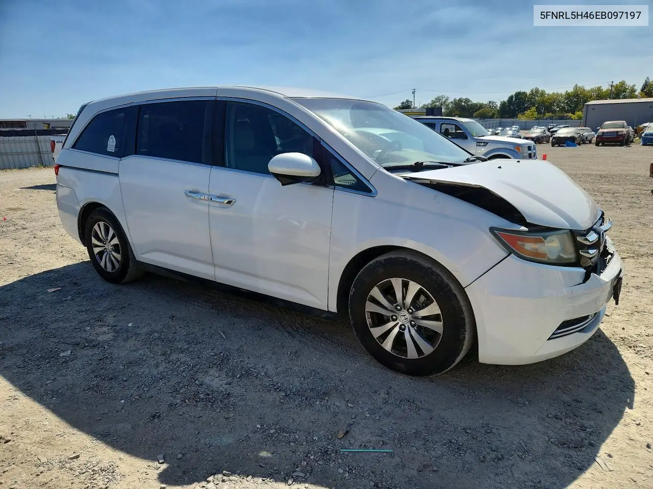 2014 HONDA ODYSSEY VIN 5FNRL5H46EB097197 — фото 4