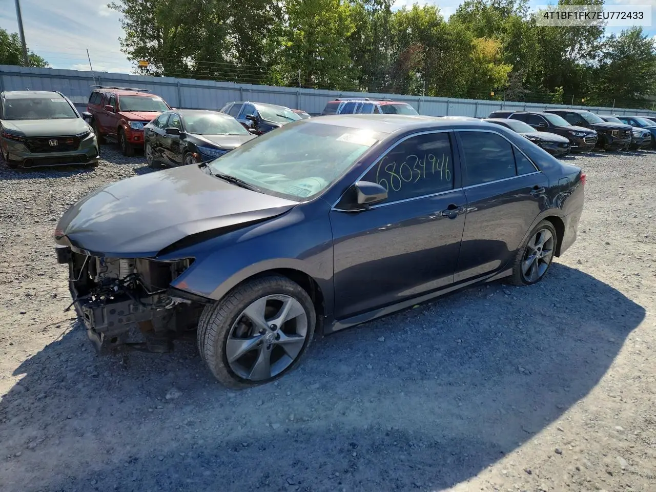 TOYOTA CAMRY 2014, VIN 4T1BF1FK7EU772433