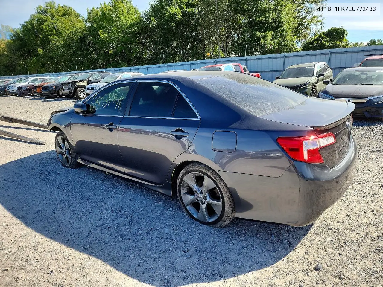 2014 TOYOTA CAMRY VIN 4T1BF1FK7EU772433 — фото 2