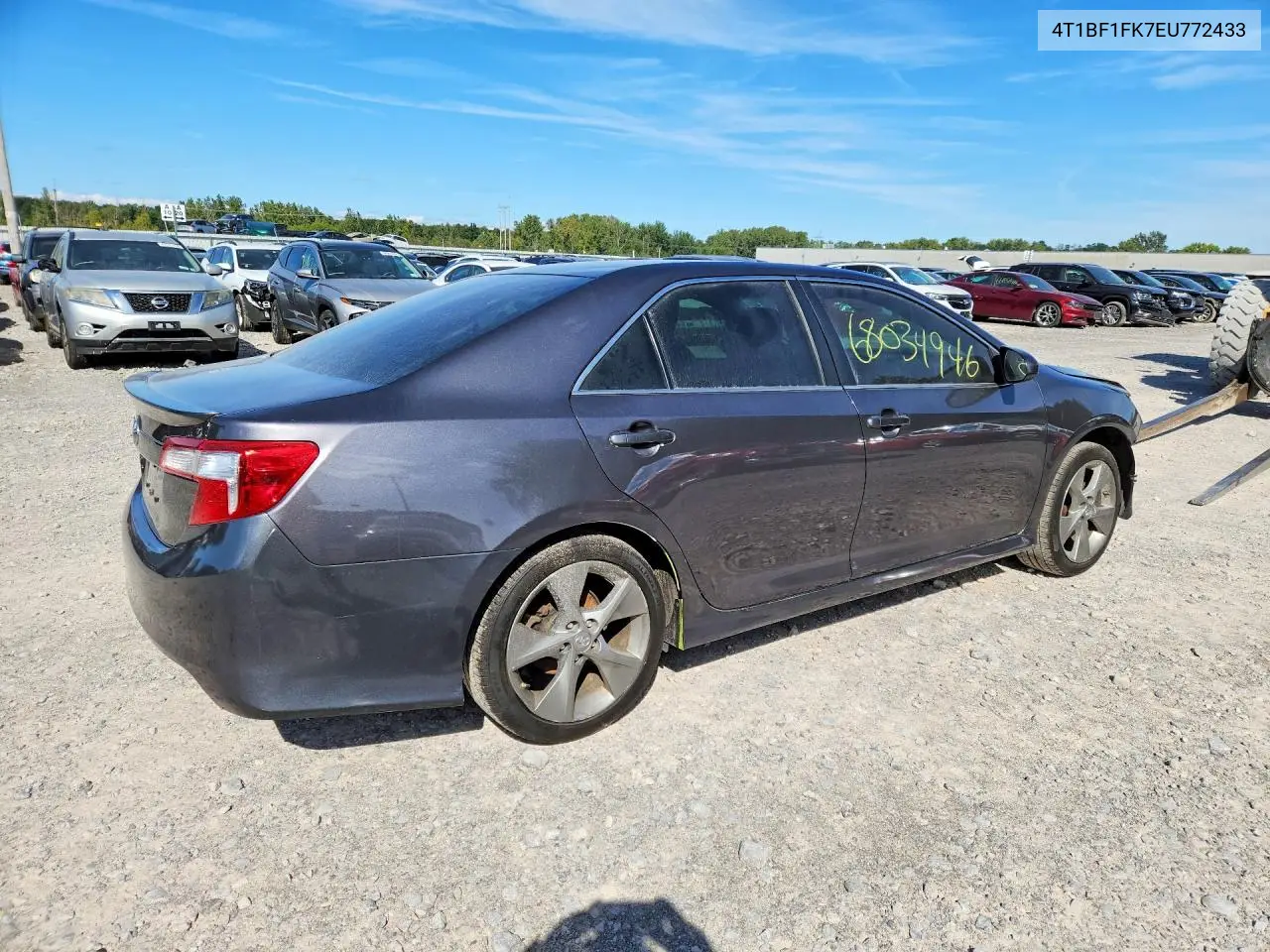 2014 TOYOTA CAMRY VIN 4T1BF1FK7EU772433 — фото 3