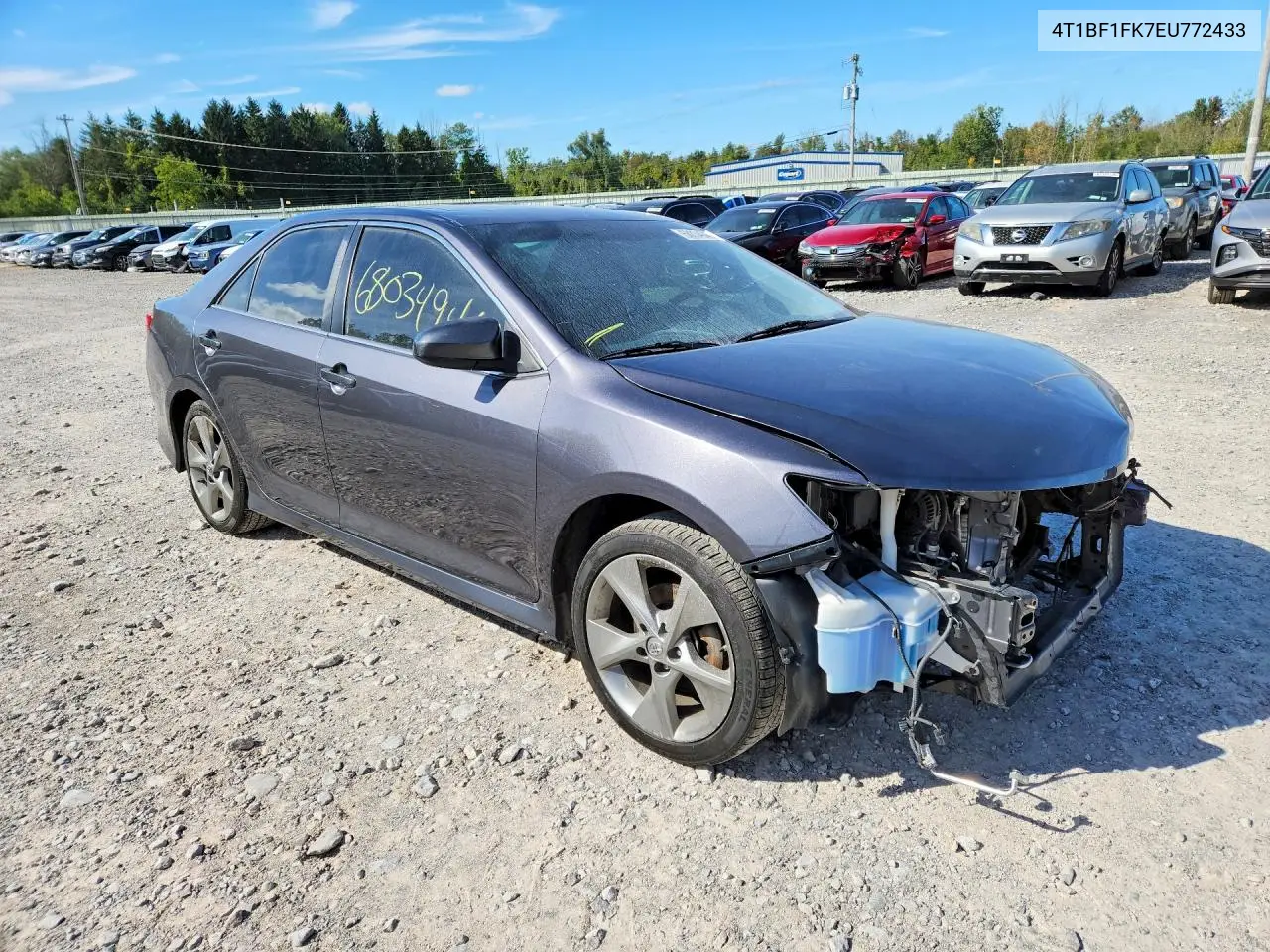 2014 TOYOTA CAMRY VIN 4T1BF1FK7EU772433 — фото 4