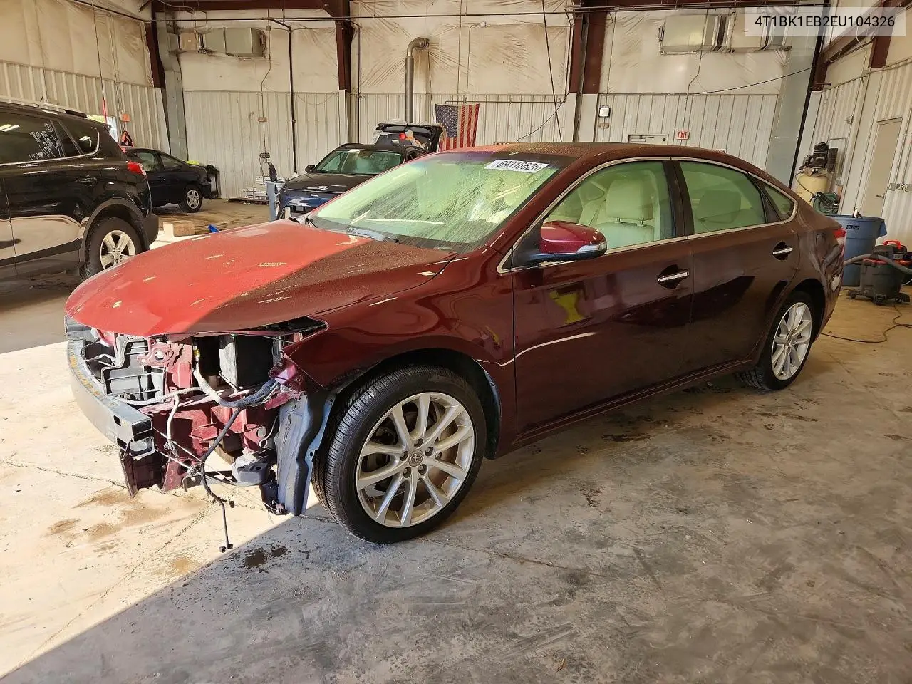 2014 TOYOTA AVALON VIN 4T1BK1EB2EU104326 — фото 5