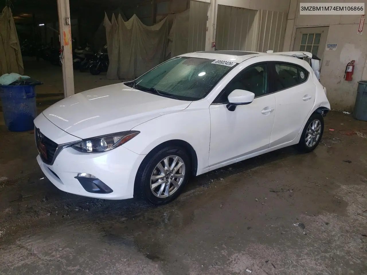 MAZDA 3 2014, VIN 3MZBM1M74EM106866