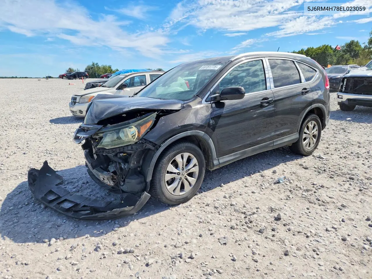 HONDA CR-V 2014, VIN 5J6RM4H78EL023059