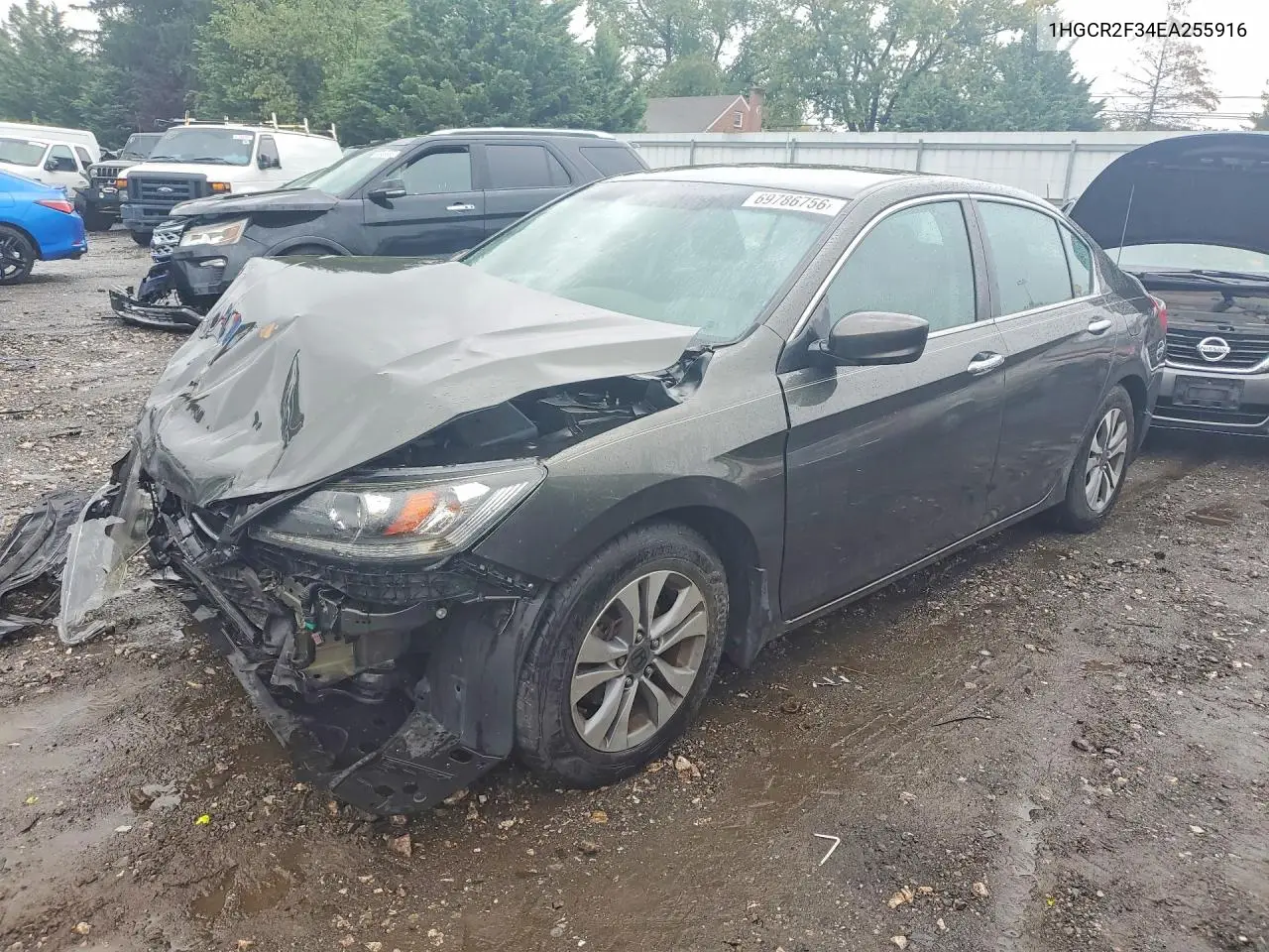 HONDA ACCORD 2014, VIN 1HGCR2F34EA255916