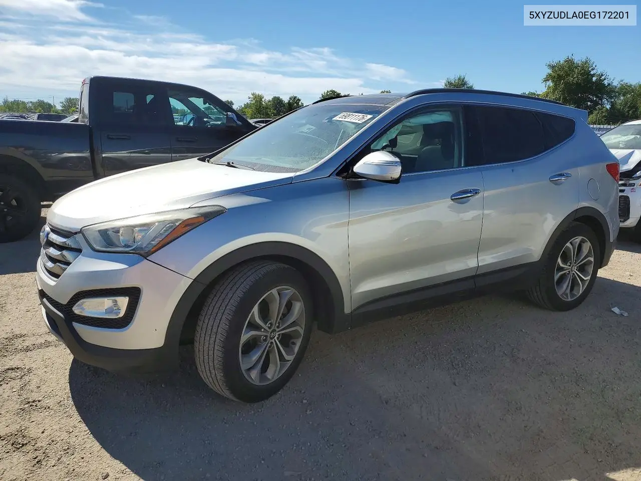 HYUNDAI SANTA FE 2014, VIN 5XYZUDLA0EG172201