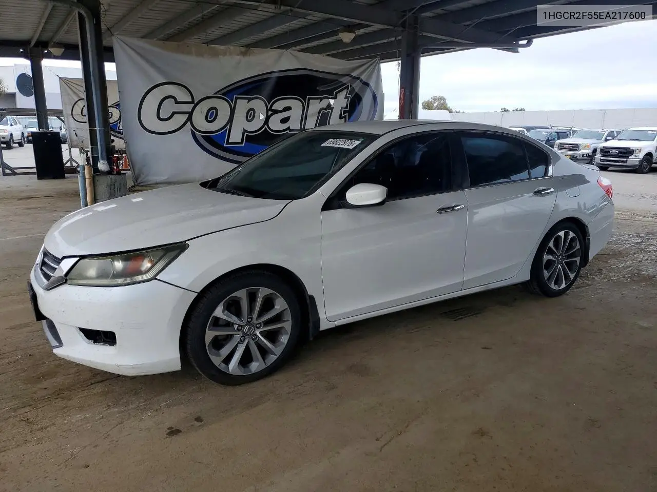 HONDA ACCORD 2014, VIN 1HGCR2F55EA217600