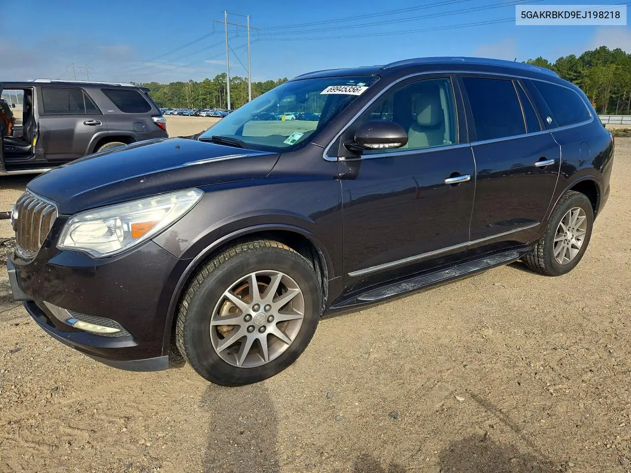 BUICK ENCLAVE 2014, VIN 5GAKRBKD9EJ198218
