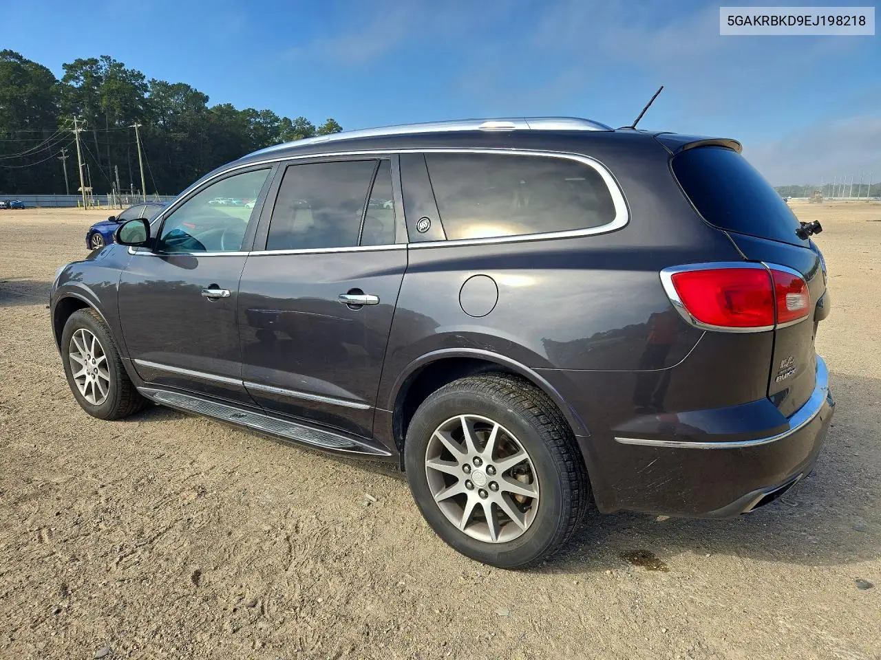 2014 BUICK ENCLAVE VIN 5GAKRBKD9EJ198218 — фото 2