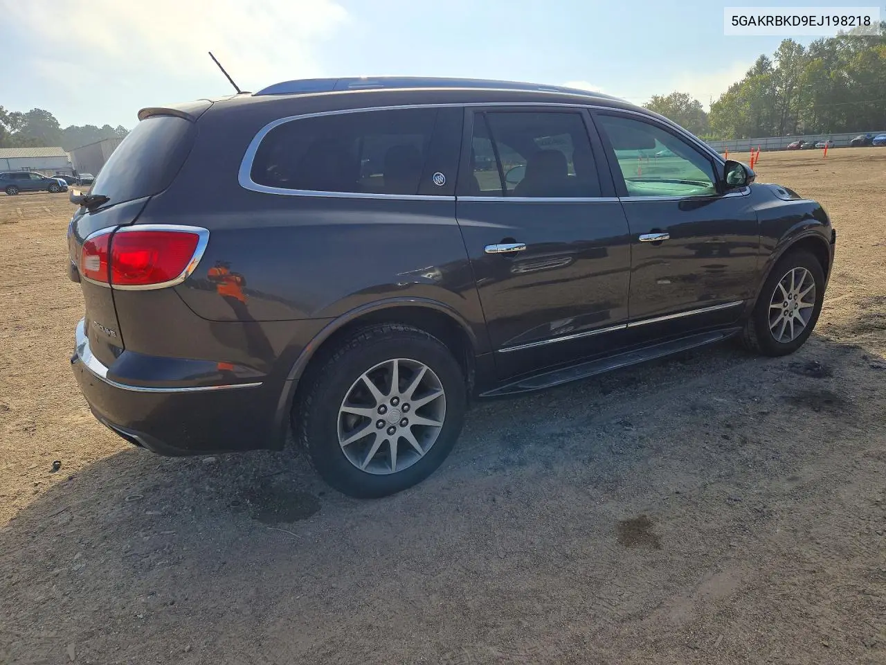 2014 BUICK ENCLAVE VIN 5GAKRBKD9EJ198218 — фото 3