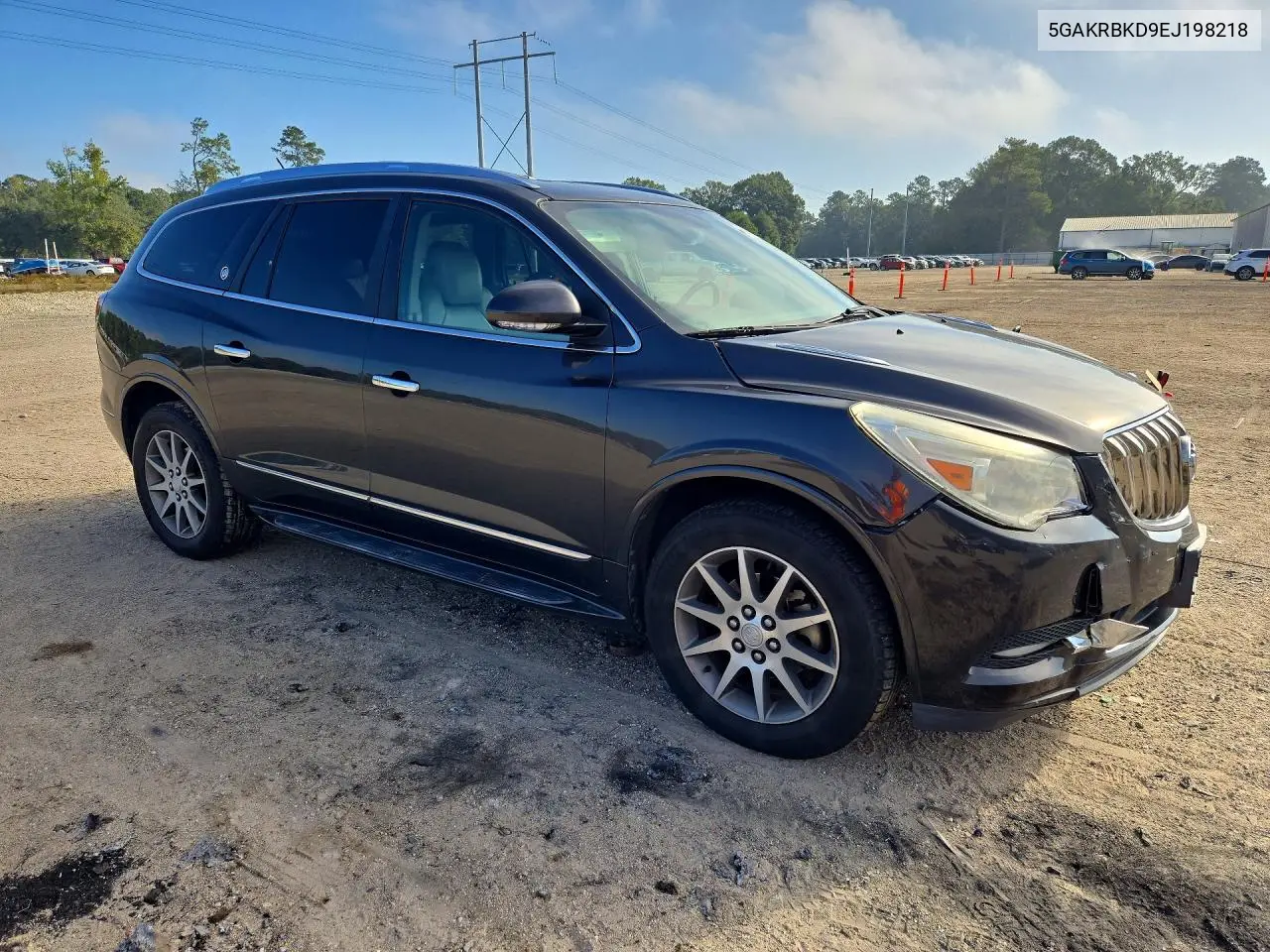 2014 BUICK ENCLAVE VIN 5GAKRBKD9EJ198218 — фото 4