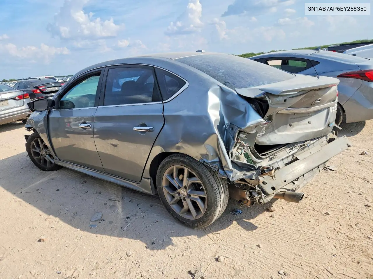 2014 NISSAN SENTRA VIN 3N1AB7AP6EY258350 — фото 2