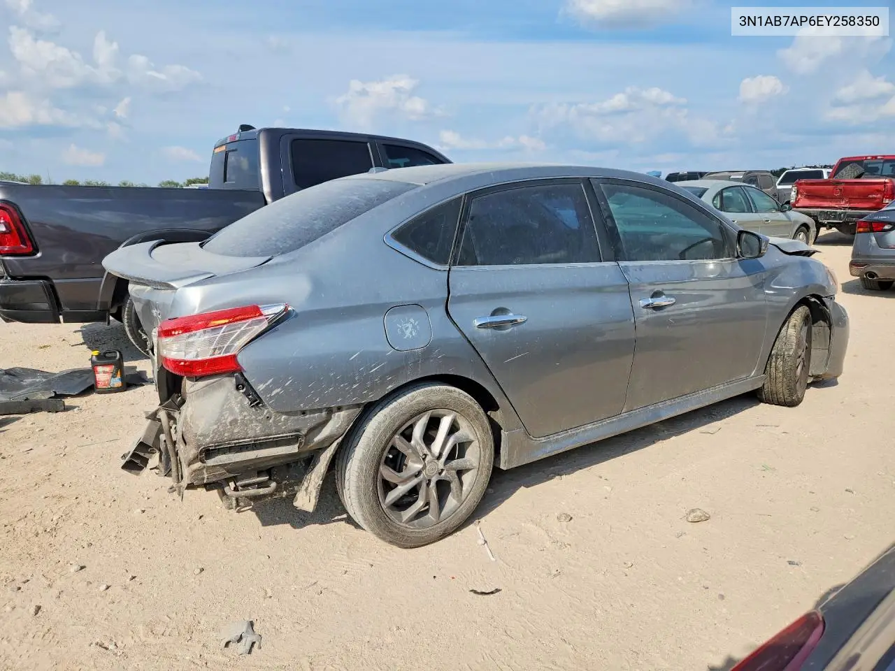 2014 NISSAN SENTRA VIN 3N1AB7AP6EY258350 — фото 3