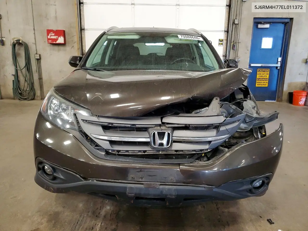 2014 HONDA CR-V VIN 5J6RM4H77EL011372 — фото 5