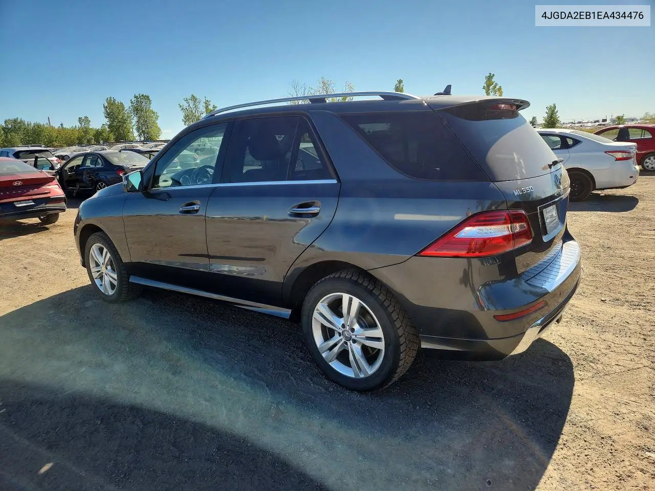 2014 MERCEDES M-KLASSE VIN 4JGDA2EB1EA434476 — фото 2