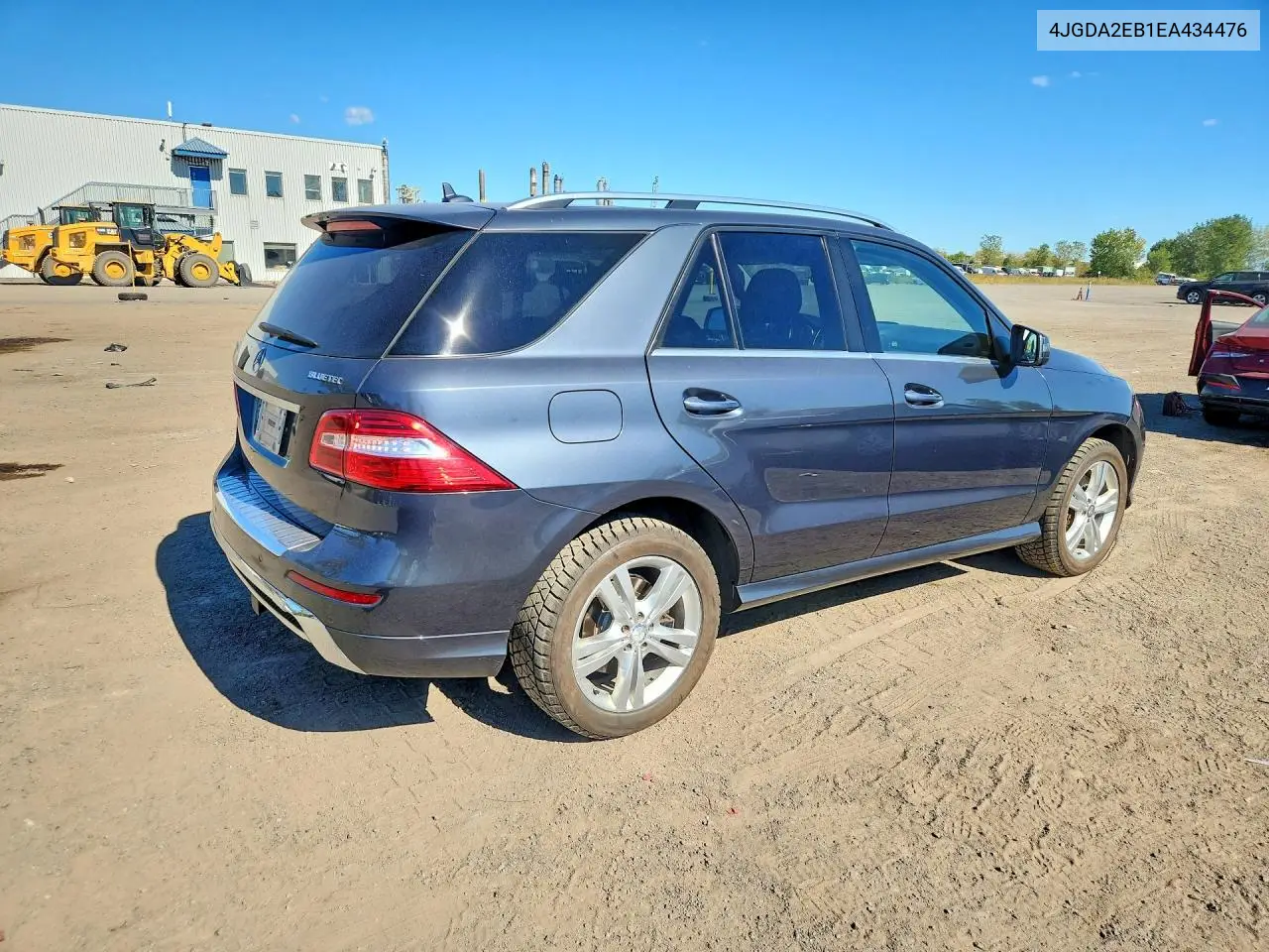 2014 MERCEDES M-KLASSE VIN 4JGDA2EB1EA434476 — фото 3