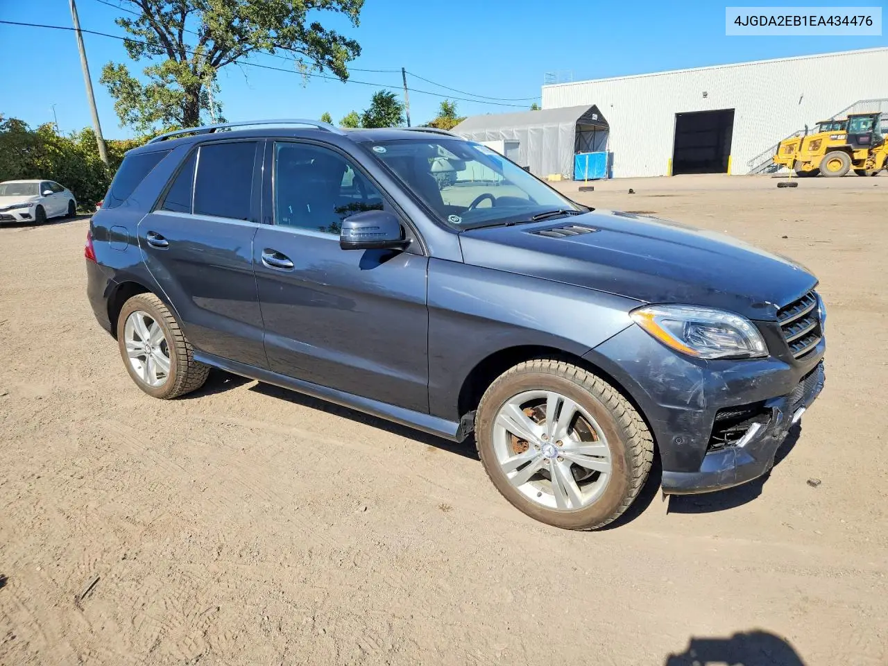 2014 MERCEDES M-KLASSE VIN 4JGDA2EB1EA434476 — фото 4