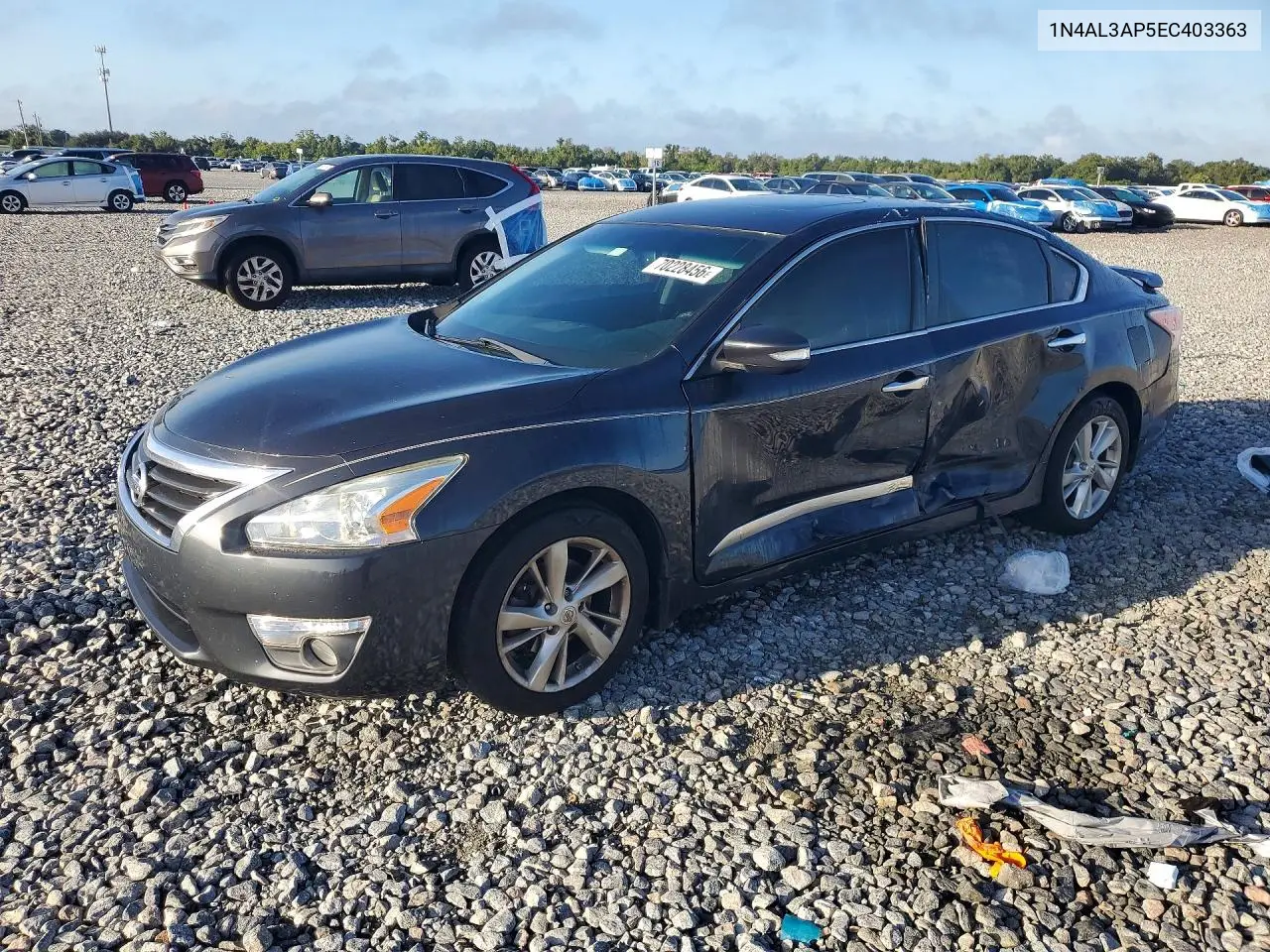 NISSAN ALTIMA 2014, VIN 1N4AL3AP5EC403363