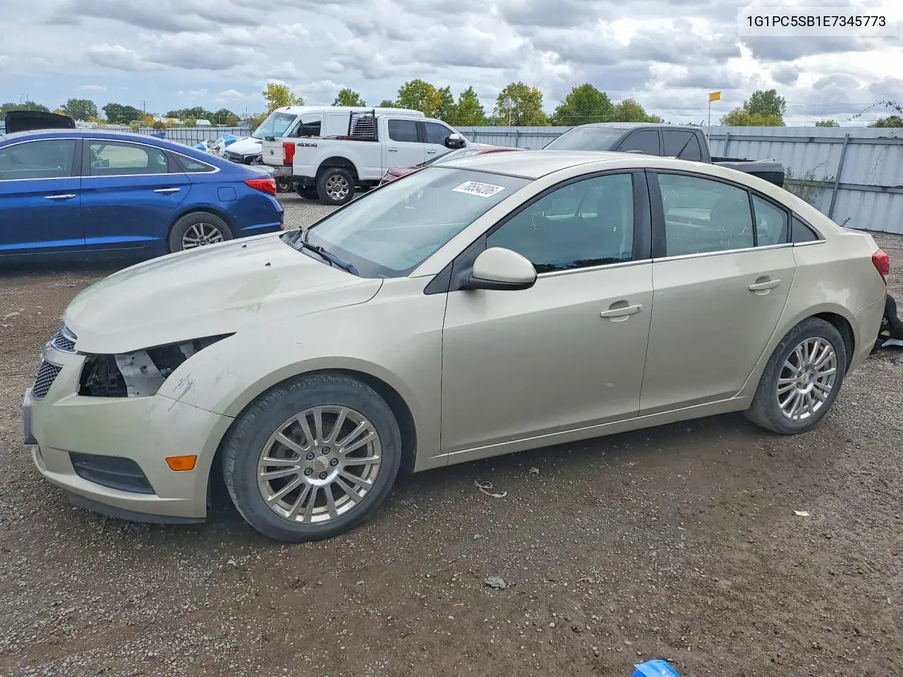 CHEVROLET CRUZE 2014, VIN 1G1PC5SB1E7345773