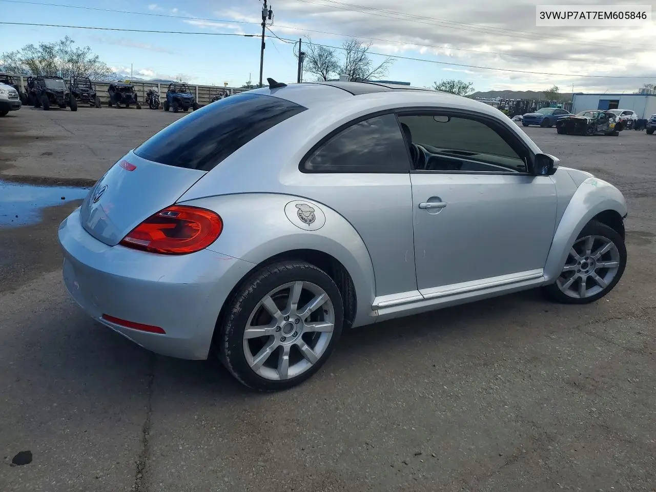 2014 VOLKSWAGEN BEETLE VIN 3VWJP7AT7EM605846 — фото 3