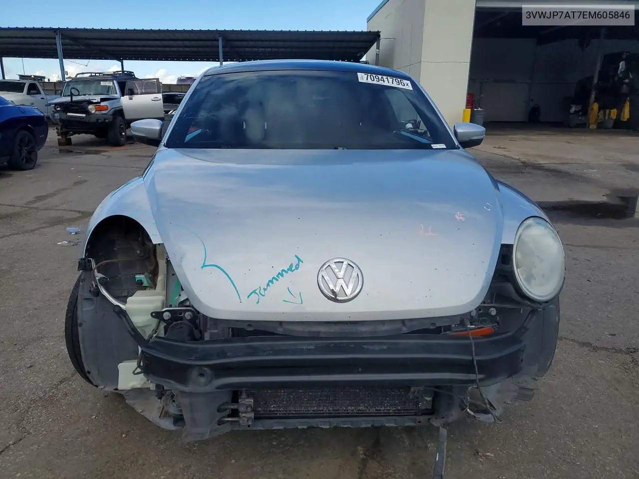 2014 VOLKSWAGEN BEETLE VIN 3VWJP7AT7EM605846 — фото 5