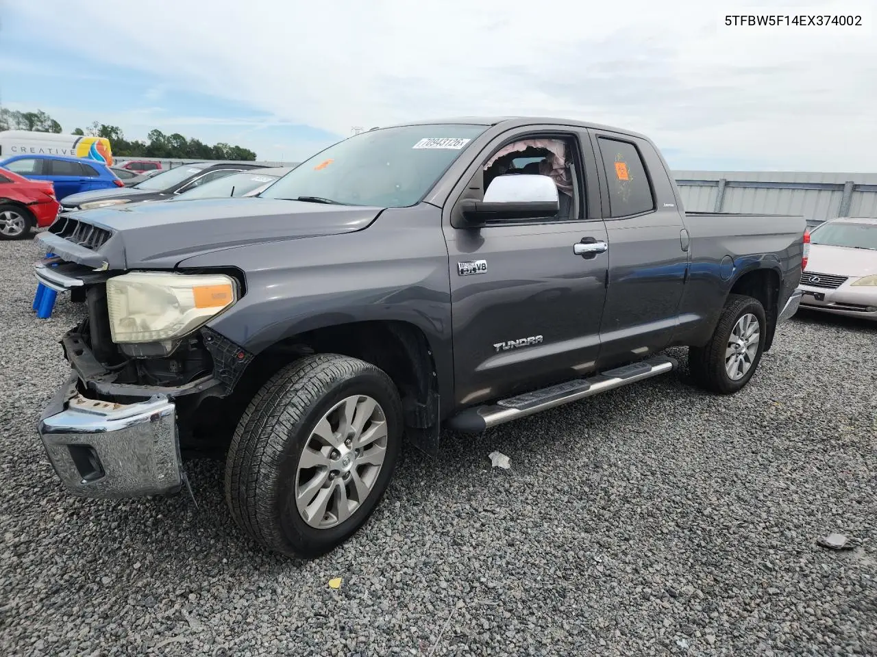 TOYOTA TUNDRA 2014, VIN 5TFBW5F14EX374002
