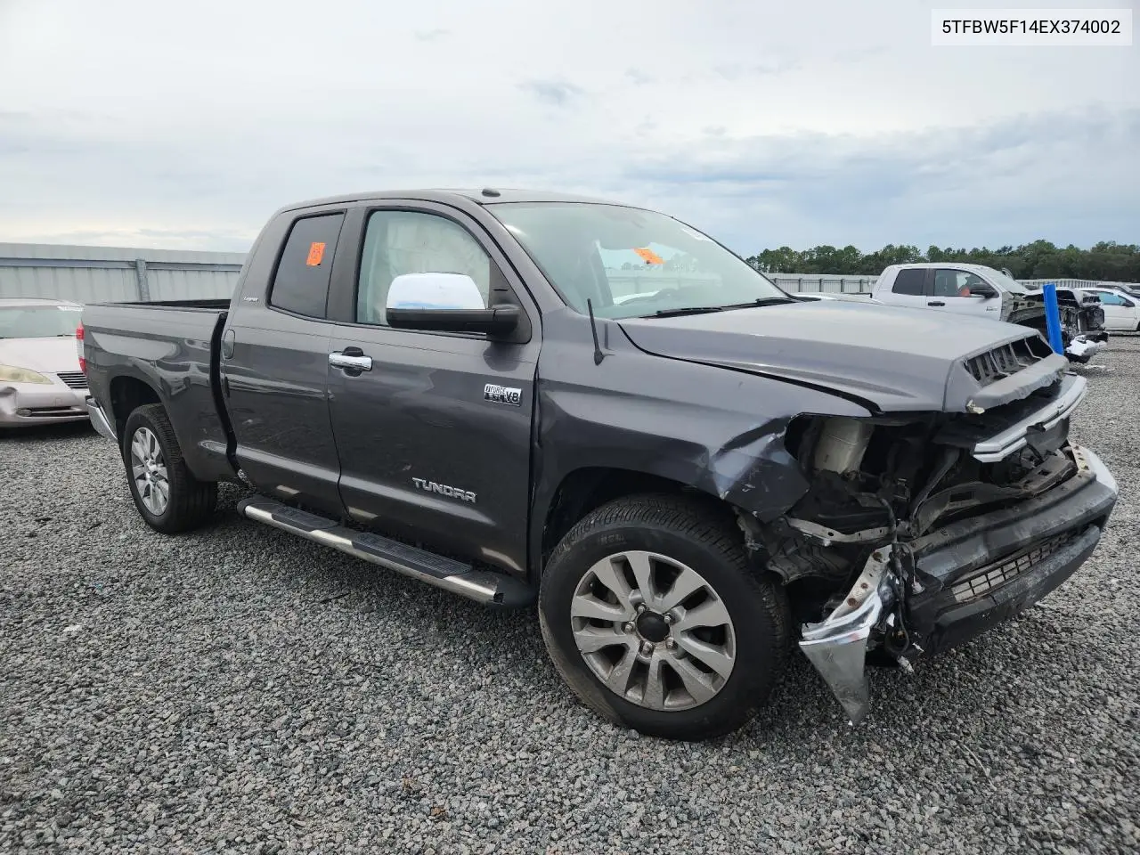 2014 TOYOTA TUNDRA VIN 5TFBW5F14EX374002 — фото 4