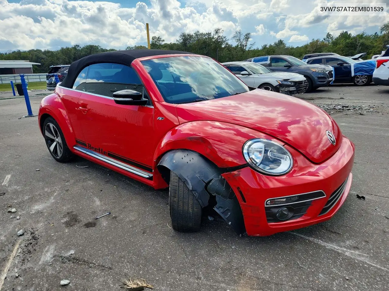 2014 VOLKSWAGEN BEETLE VIN 3VW7S7AT2EM801539 — фото 4