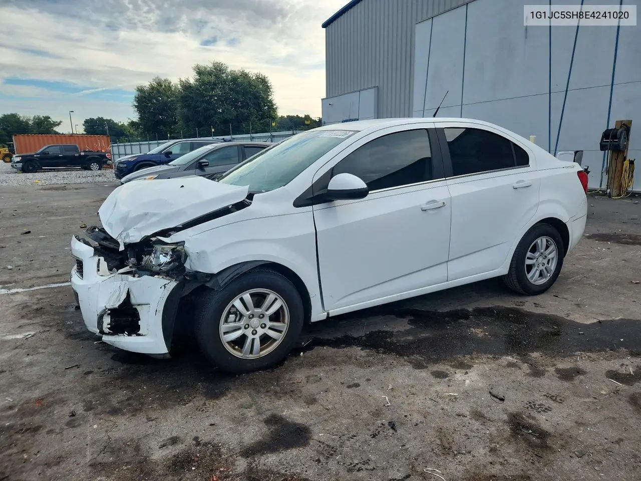 CHEVROLET SONIC 2014, VIN 1G1JC5SH8E4241020