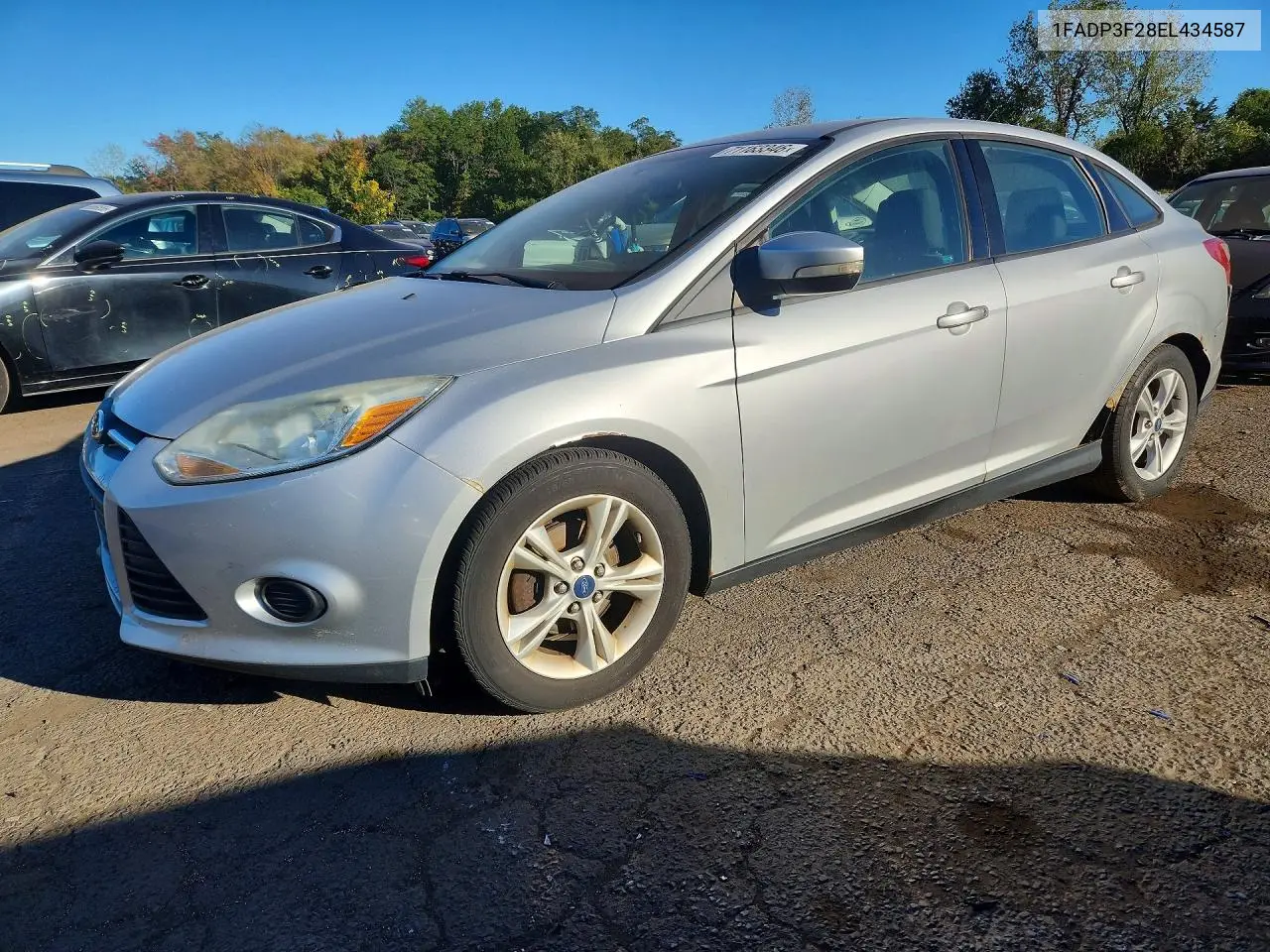 FORD FOCUS 2014, VIN 1FADP3F28EL434587
