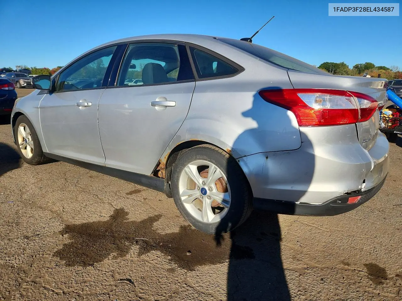 2014 FORD FOCUS VIN 1FADP3F28EL434587 — фото 2
