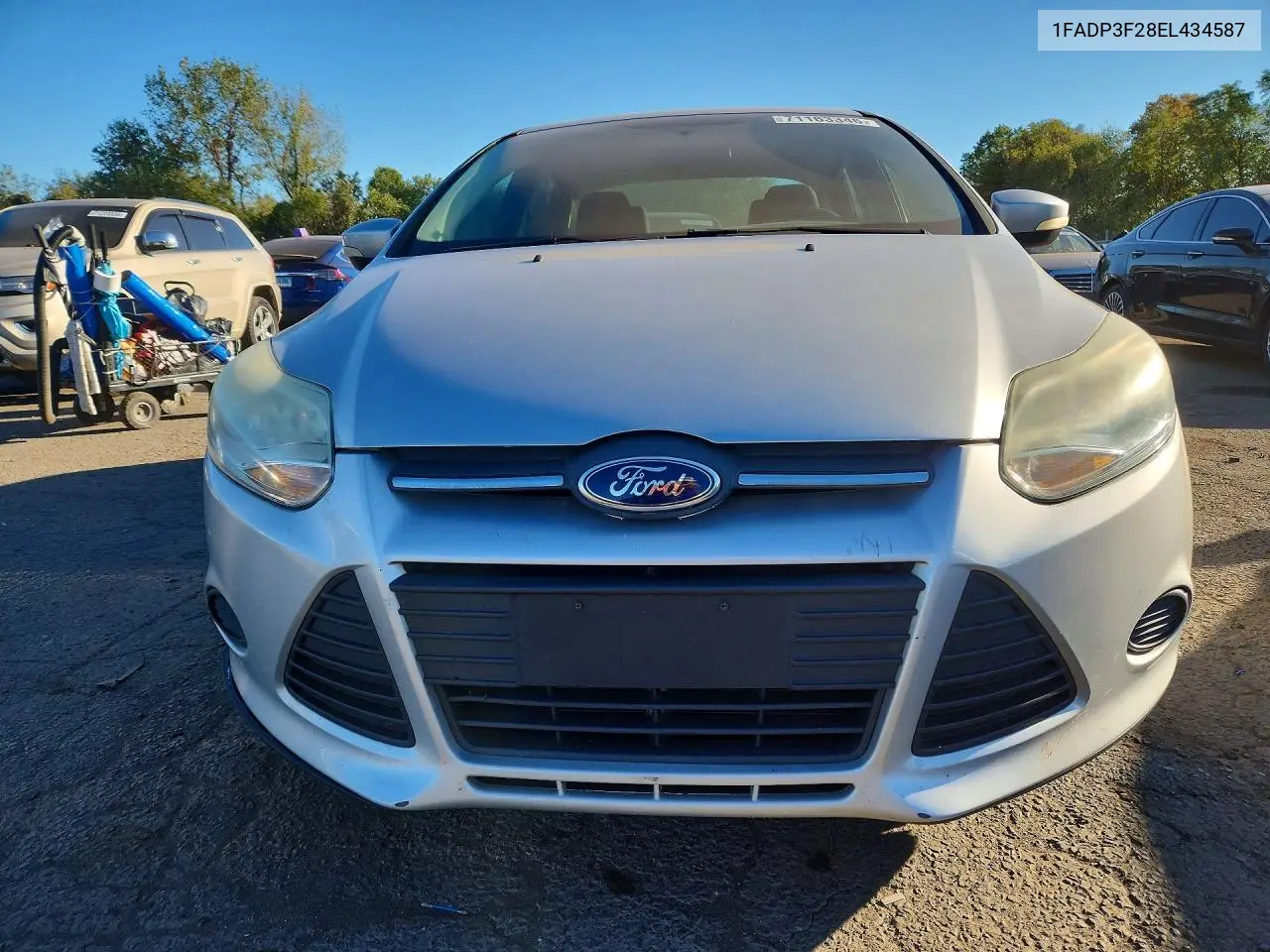 2014 FORD FOCUS VIN 1FADP3F28EL434587 — фото 5