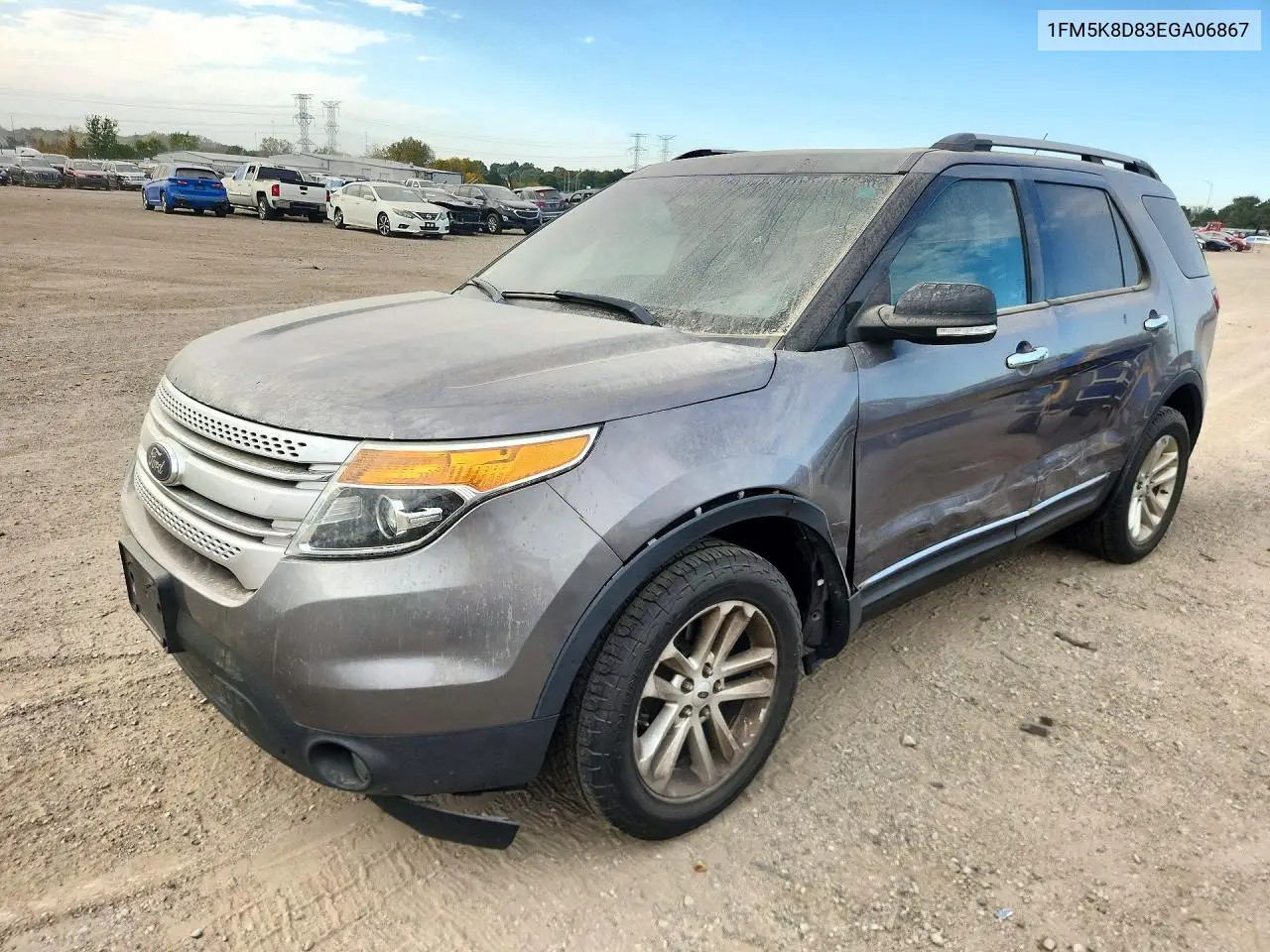 FORD EXPLORER 2014, VIN 1FM5K8D83EGA06867