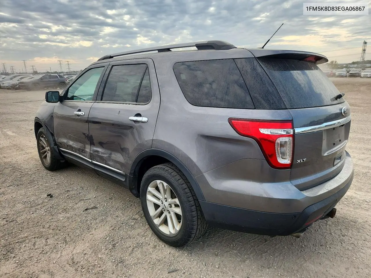 2014 FORD EXPLORER VIN 1FM5K8D83EGA06867 — фото 2