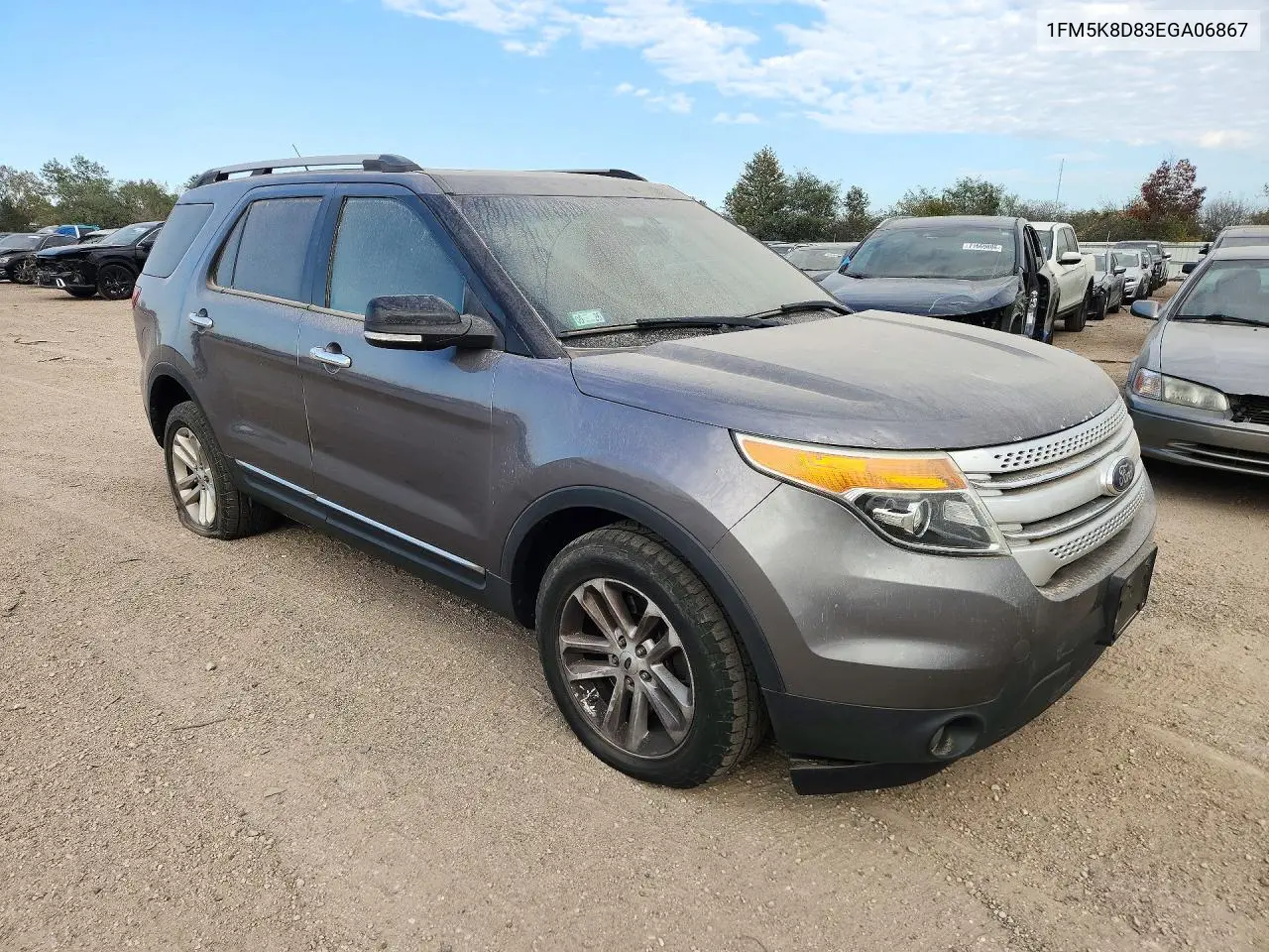 2014 FORD EXPLORER VIN 1FM5K8D83EGA06867 — фото 4