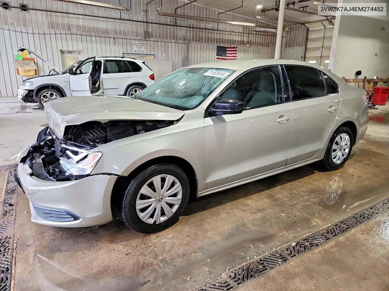 2014 VOLKSWAGEN JETTA VIN 3VW2K7AJ4EM274452 — фото 2
