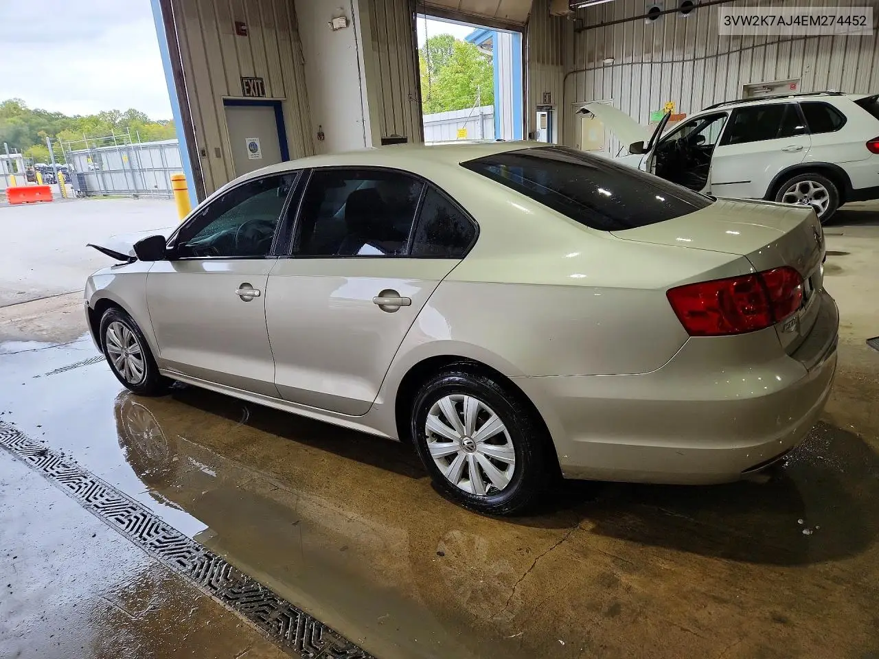 2014 VOLKSWAGEN JETTA VIN 3VW2K7AJ4EM274452 — фото 3