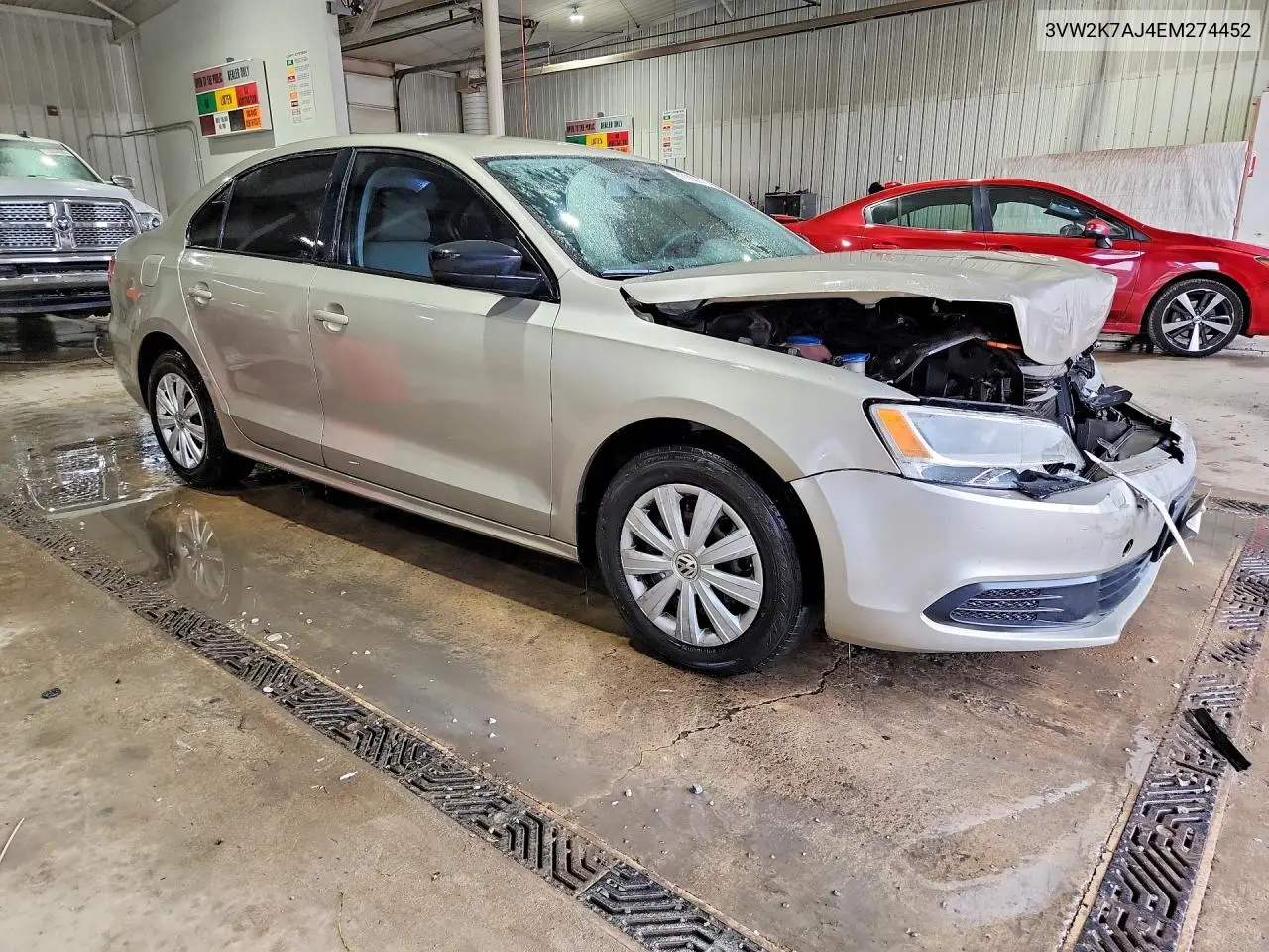 2014 VOLKSWAGEN JETTA VIN 3VW2K7AJ4EM274452 — фото 5