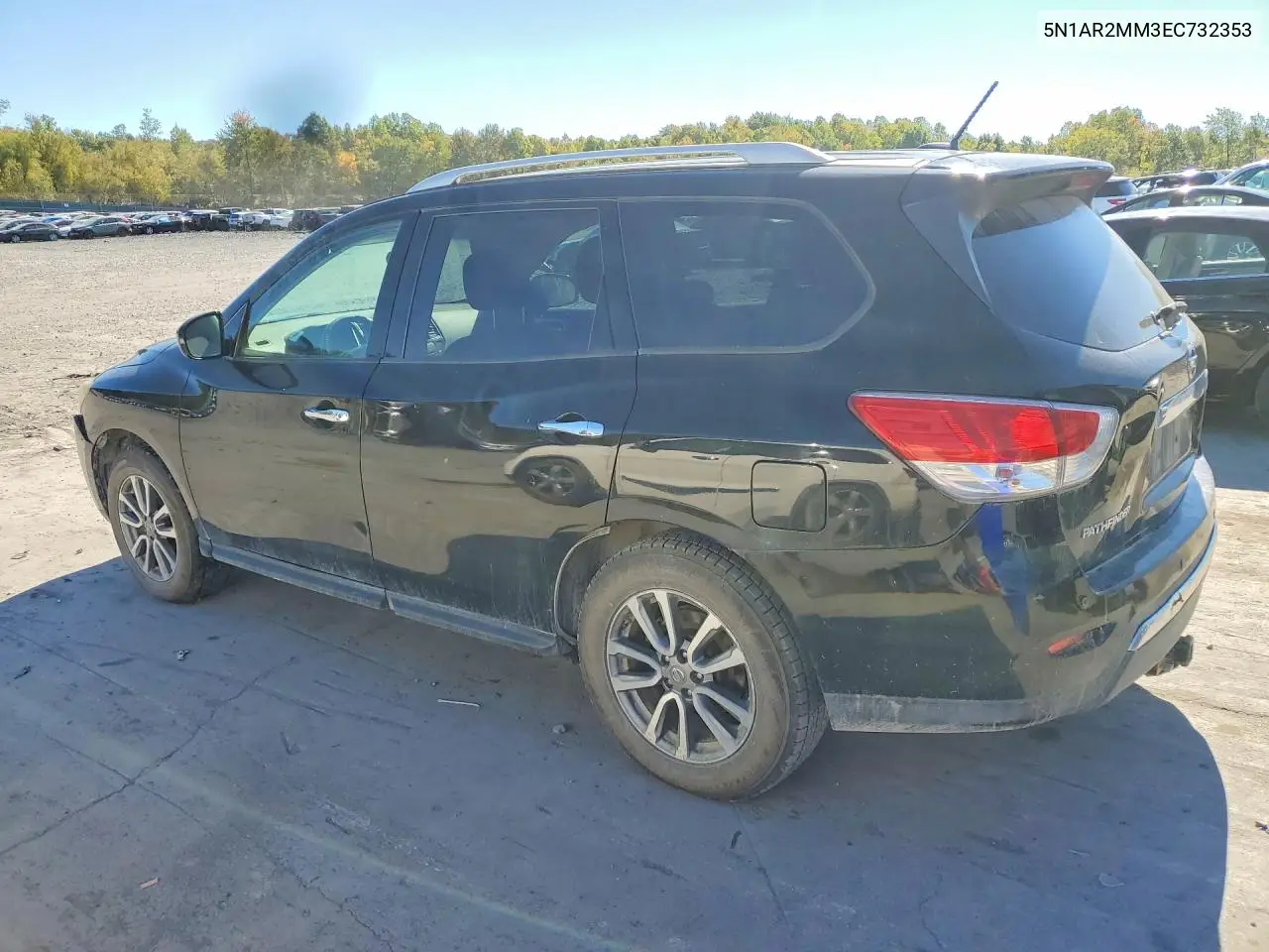 2014 NISSAN PATHFINDER VIN 5N1AR2MM3EC732353 — фото 2