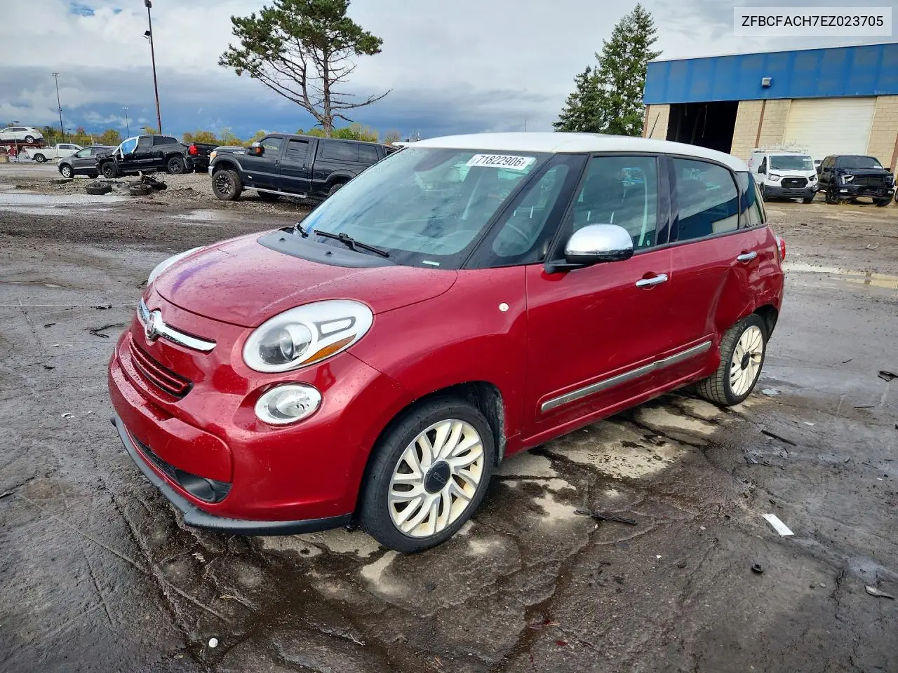 FIAT 500L 2014, VIN ZFBCFACH7EZ023705