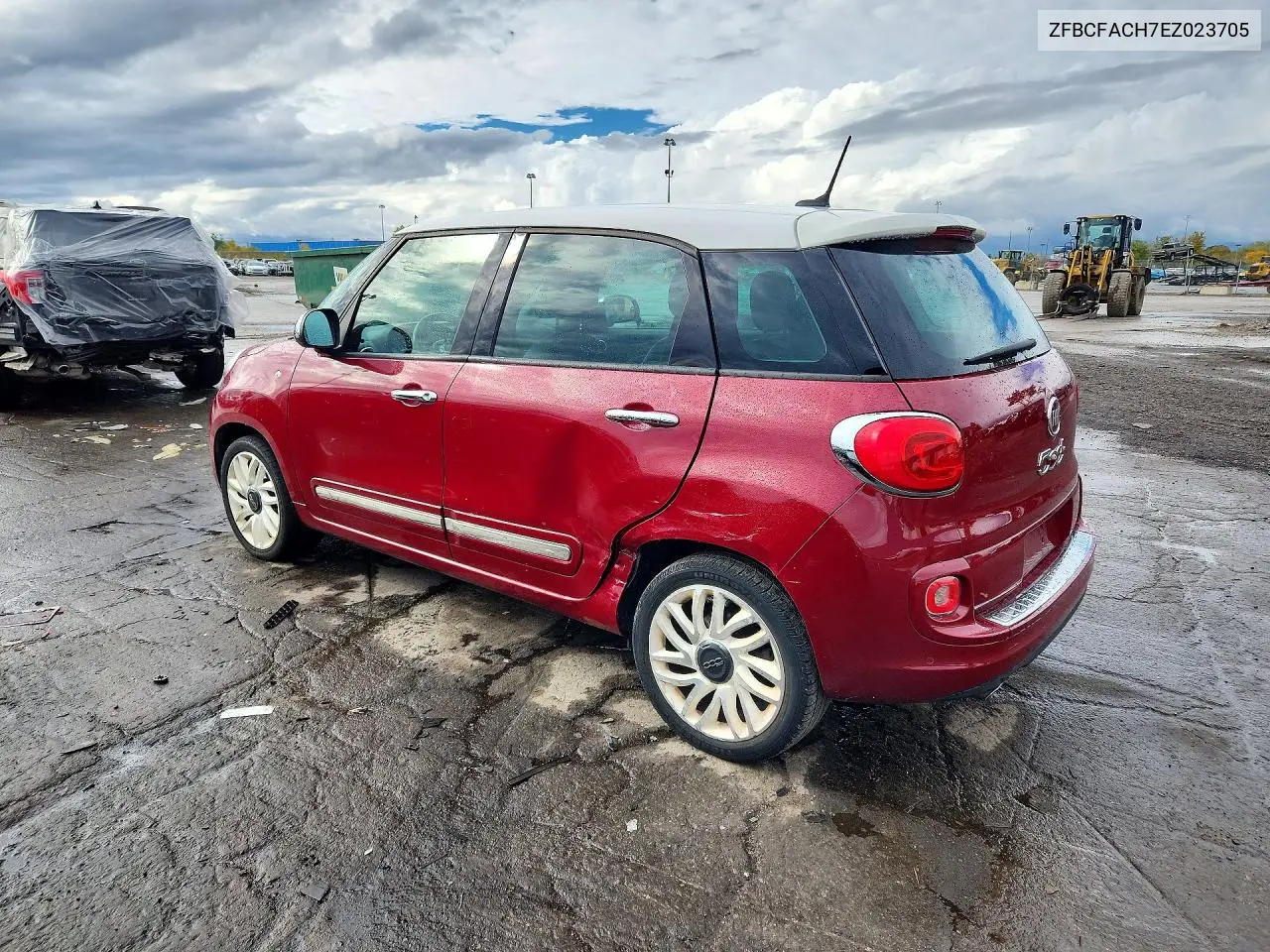 2014 FIAT 500L VIN ZFBCFACH7EZ023705 — фото 2
