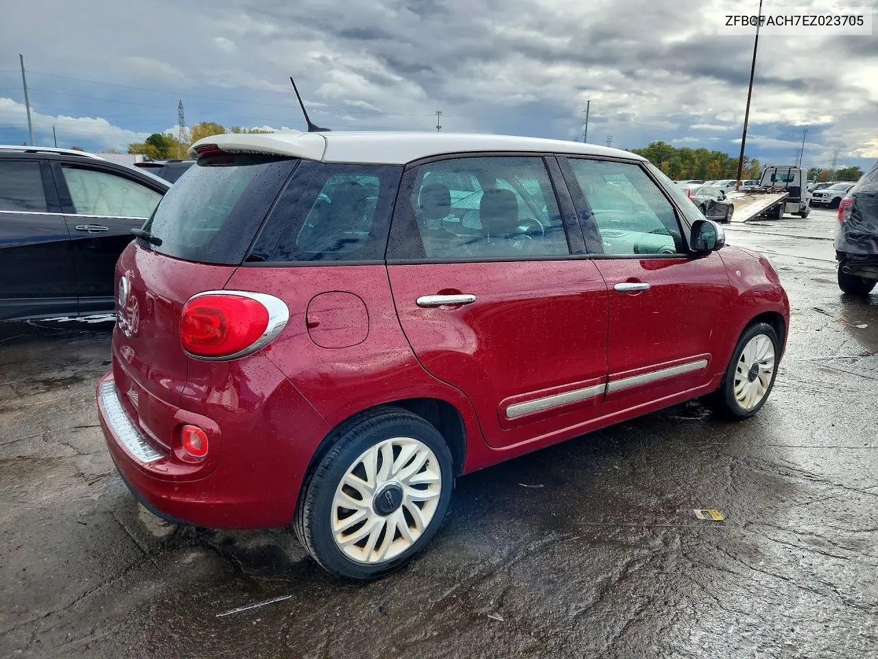 2014 FIAT 500L VIN ZFBCFACH7EZ023705 — фото 3