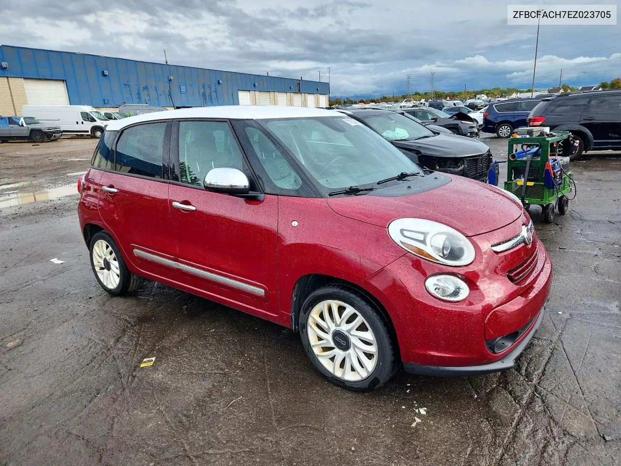 2014 FIAT 500L VIN ZFBCFACH7EZ023705 — фото 4