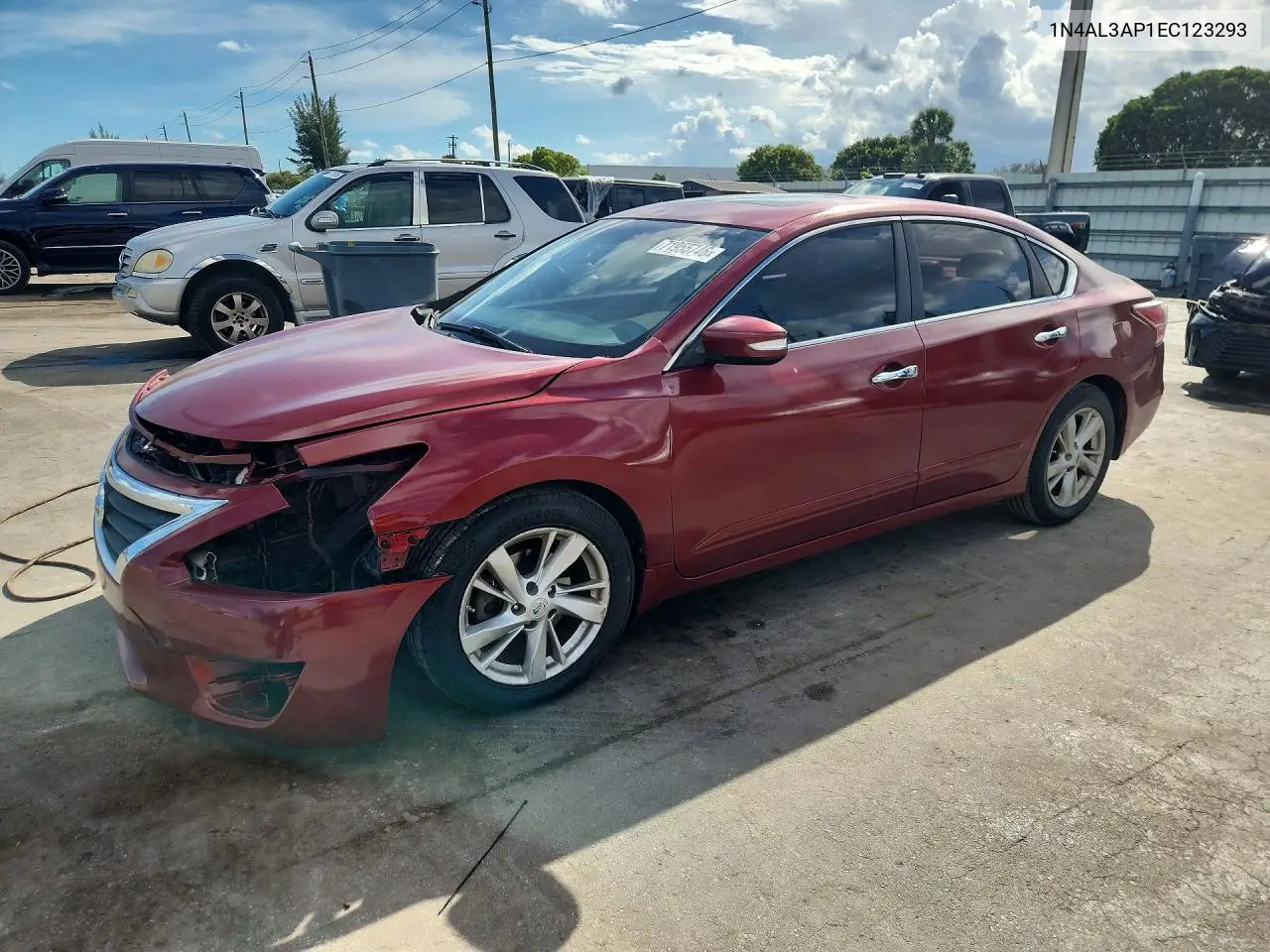 NISSAN ALTIMA 2014, VIN 1N4AL3AP1EC123293