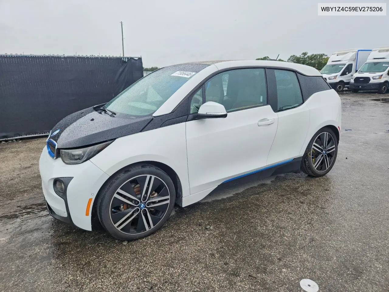 BMW I3 2014, VIN WBY1Z4C59EV275206